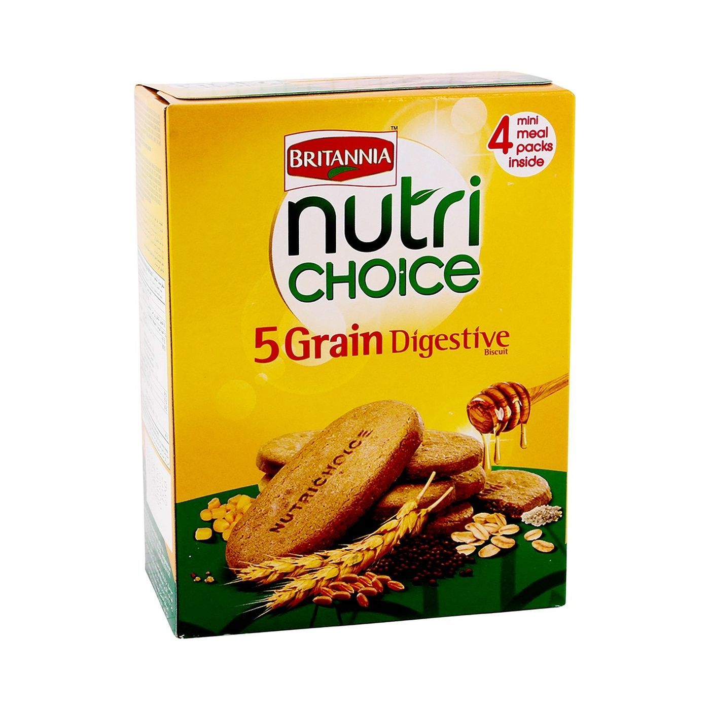 Britannia Nutri Choice 5 Grain Digestive Biscuits, 200 G
