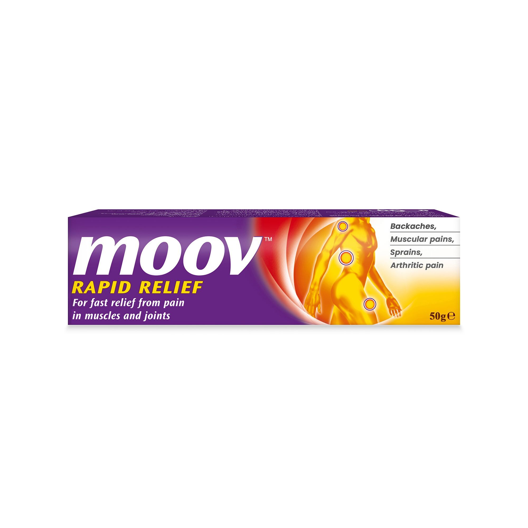 Moov Rapid Relief Fast Pain in Muscles & Joints Ointment, 50g