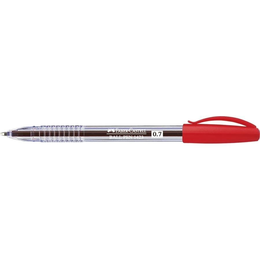 Faber Castell Ballpoint Pen Red 0.7 Mm