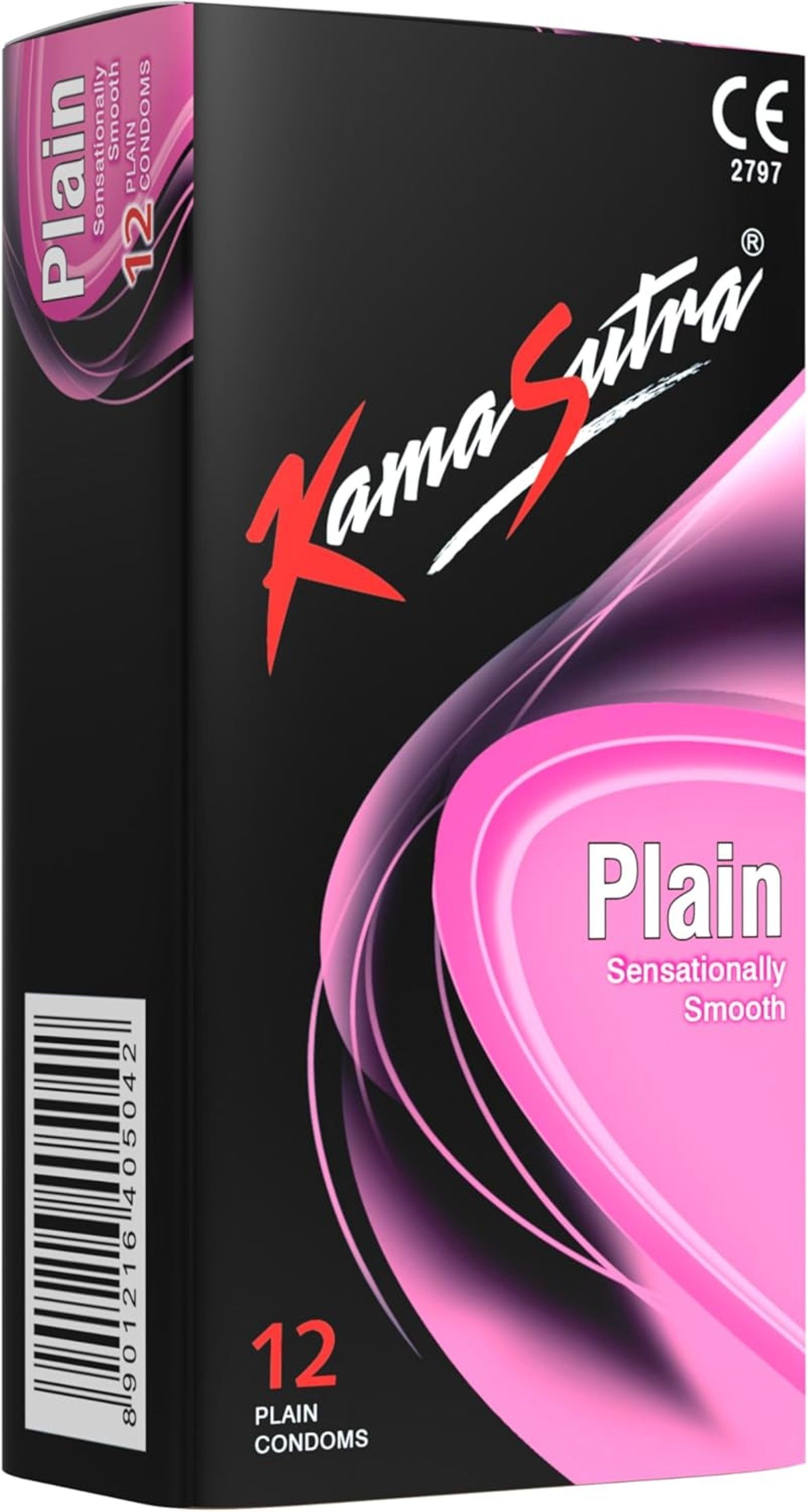 Kama Sutra Plain Condoms, 12 Pieces