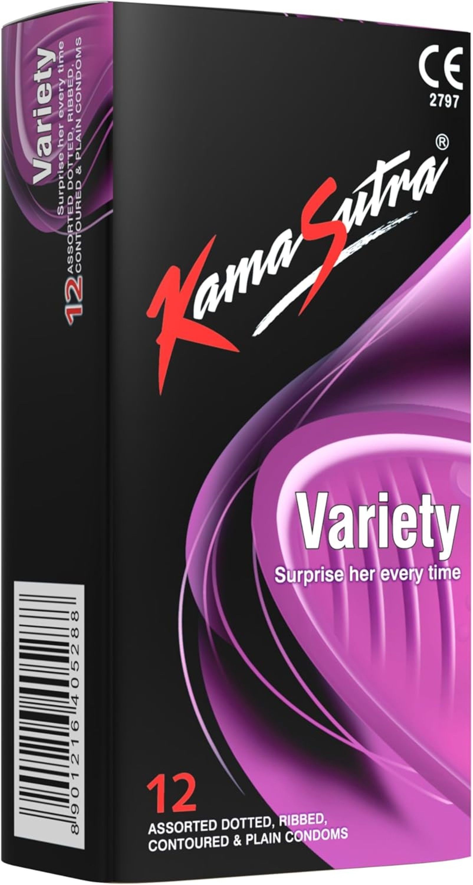 Kama Sutra Variety Condoms, 12 Pieces