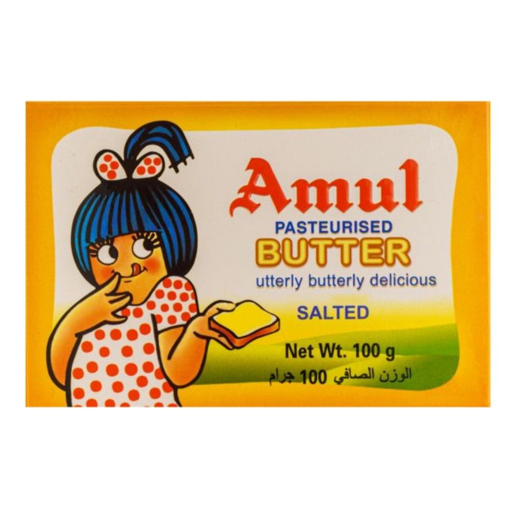 Amul Pasteurised Salted Butter, 100g