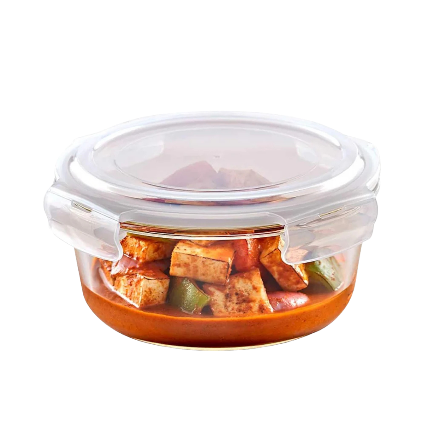 Borosil Klip N Store Rectangular Glass Container, 240ml