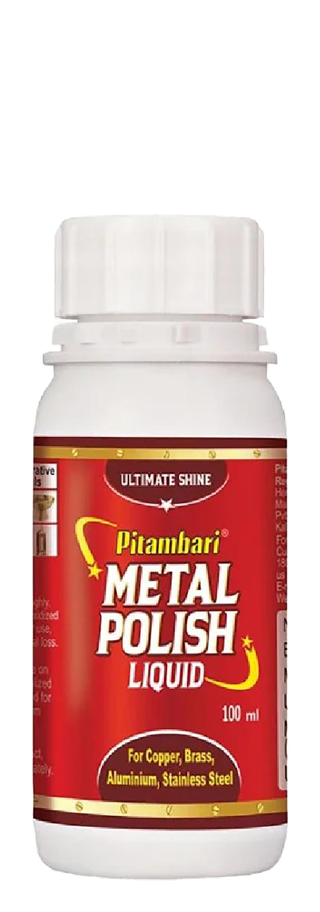 Pitambari Metal Polish Liquid, 100ml