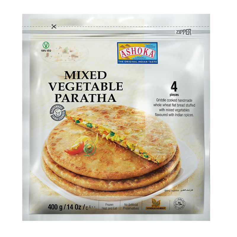 Ashoka Mix Vegetable Paratha, India, 400g