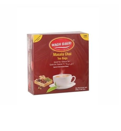 Wagh Bakri Masala Chai Tea Bags 200 G