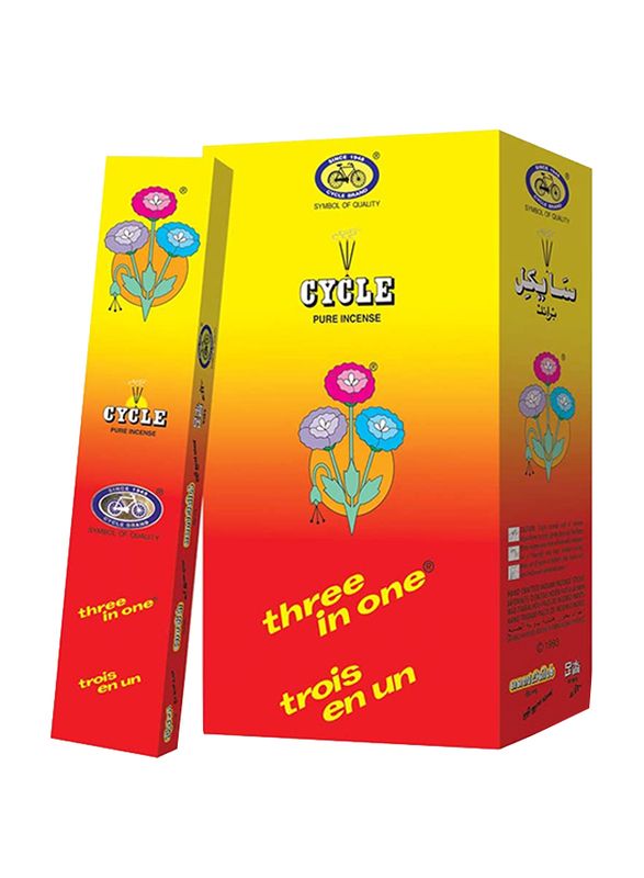 Cycle Three in One Incense Sticks, 12 Pieces