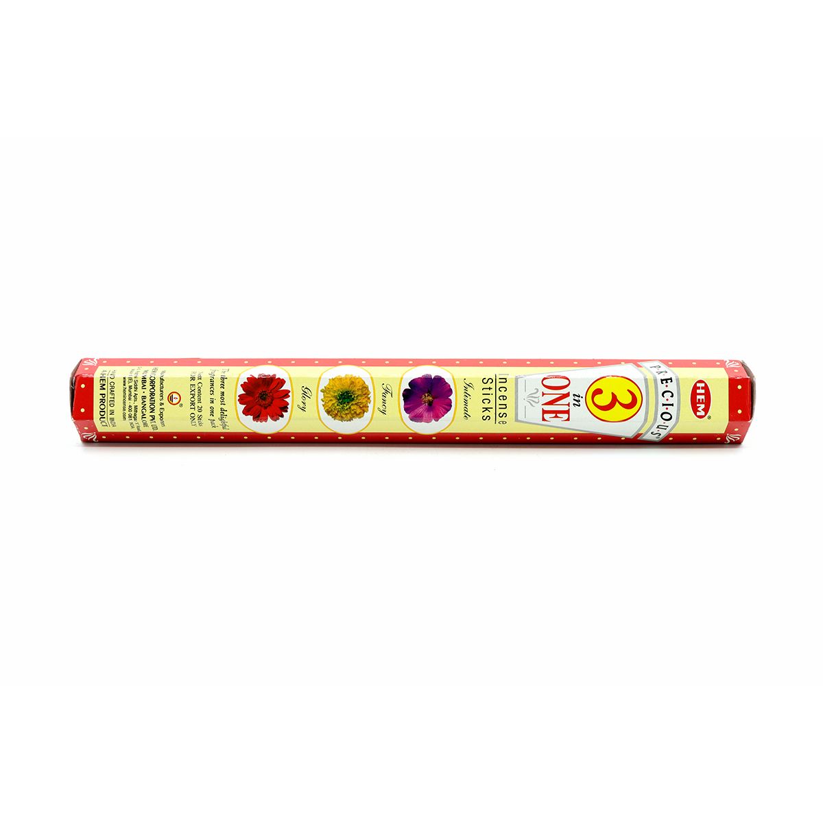 Hem 3-In-1 Incense Sticks Hexa Pack 30g