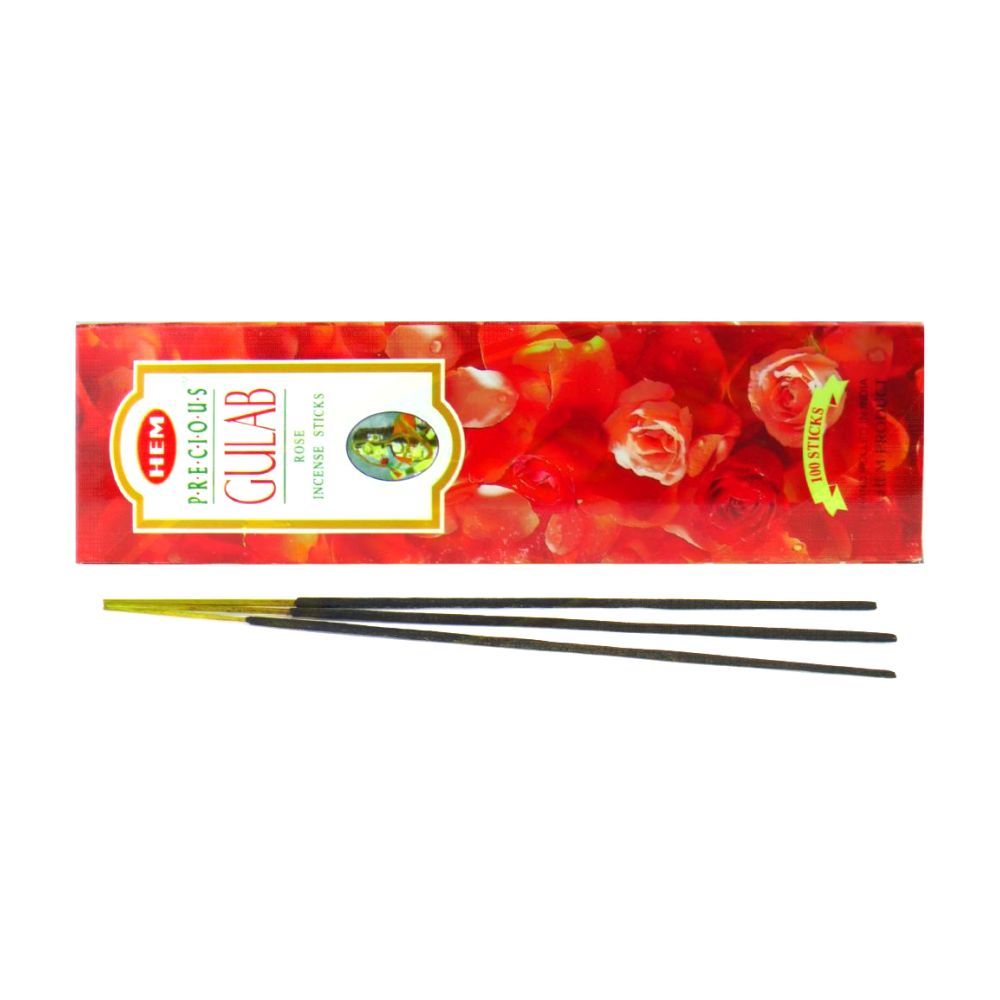 Hem Precious Gulab Incense Sticks Economy Pack 120g