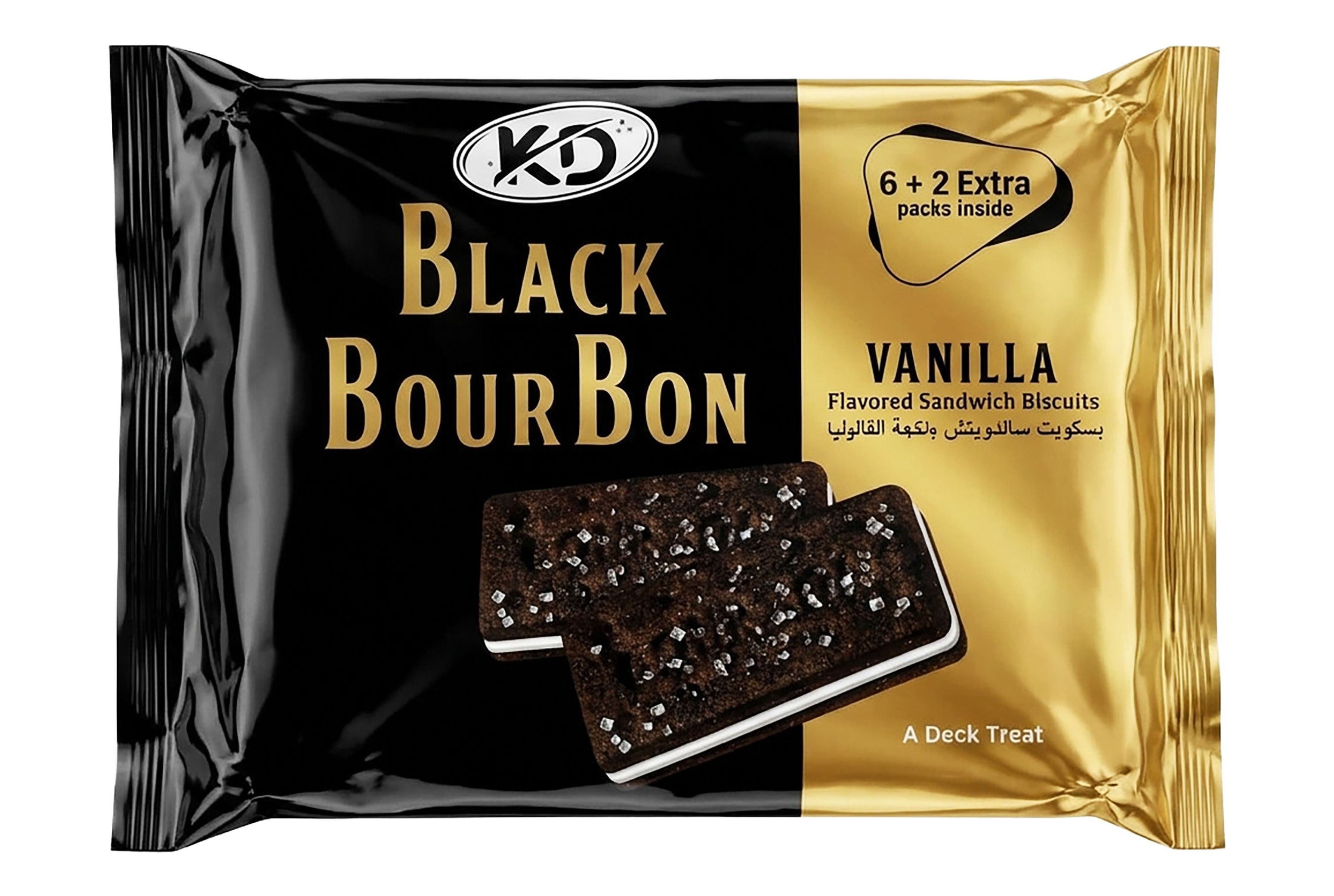 KD Bourbon Vanilla Biscuits, 8x100g