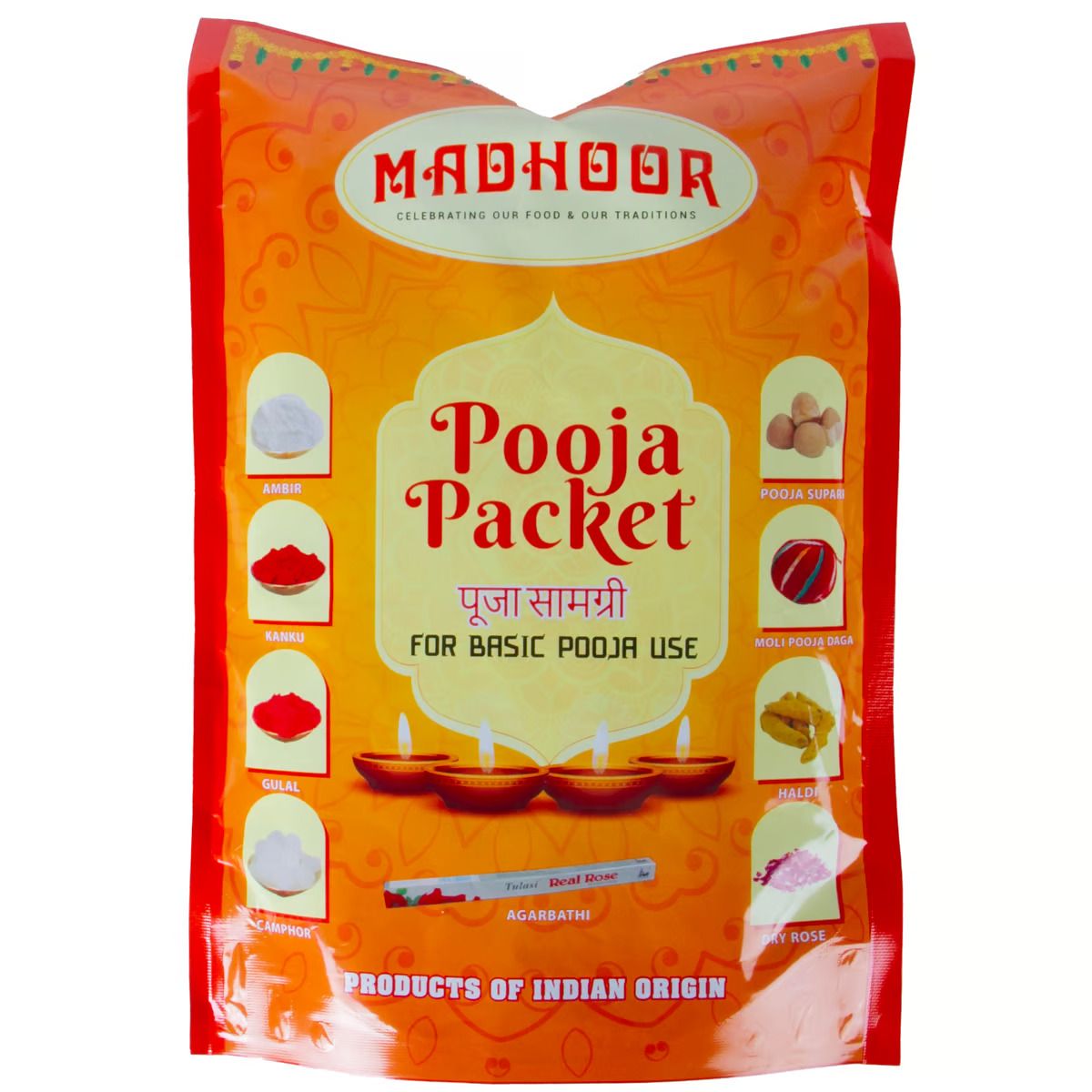 Madhoor Pooja Packet, 25 Pieces