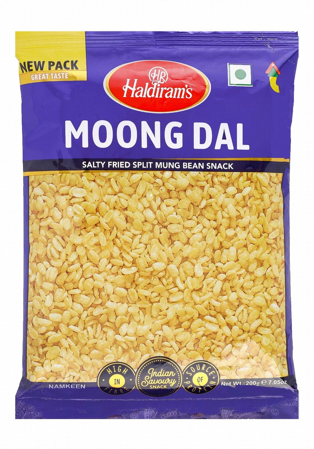Haldiram's Salted Moong Dal Namkeen, 200g