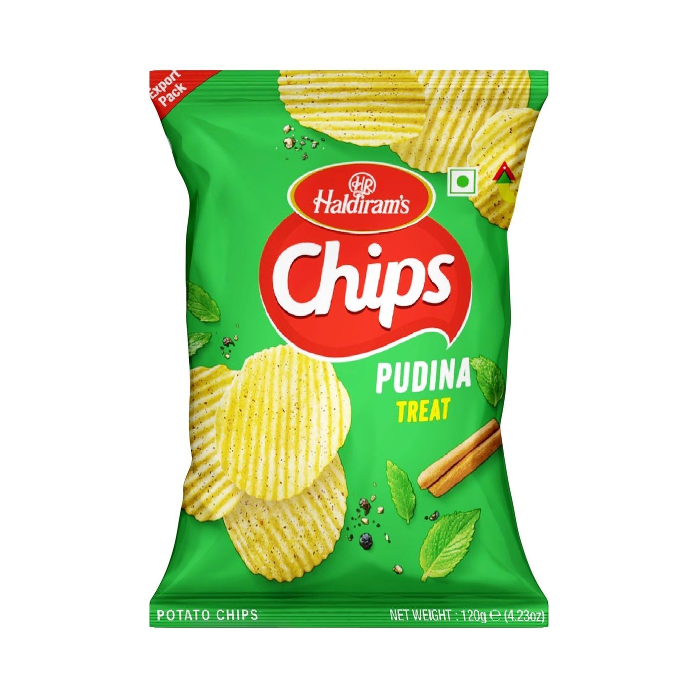 Haldiram's Pudina Treat Potato Chips, 120g