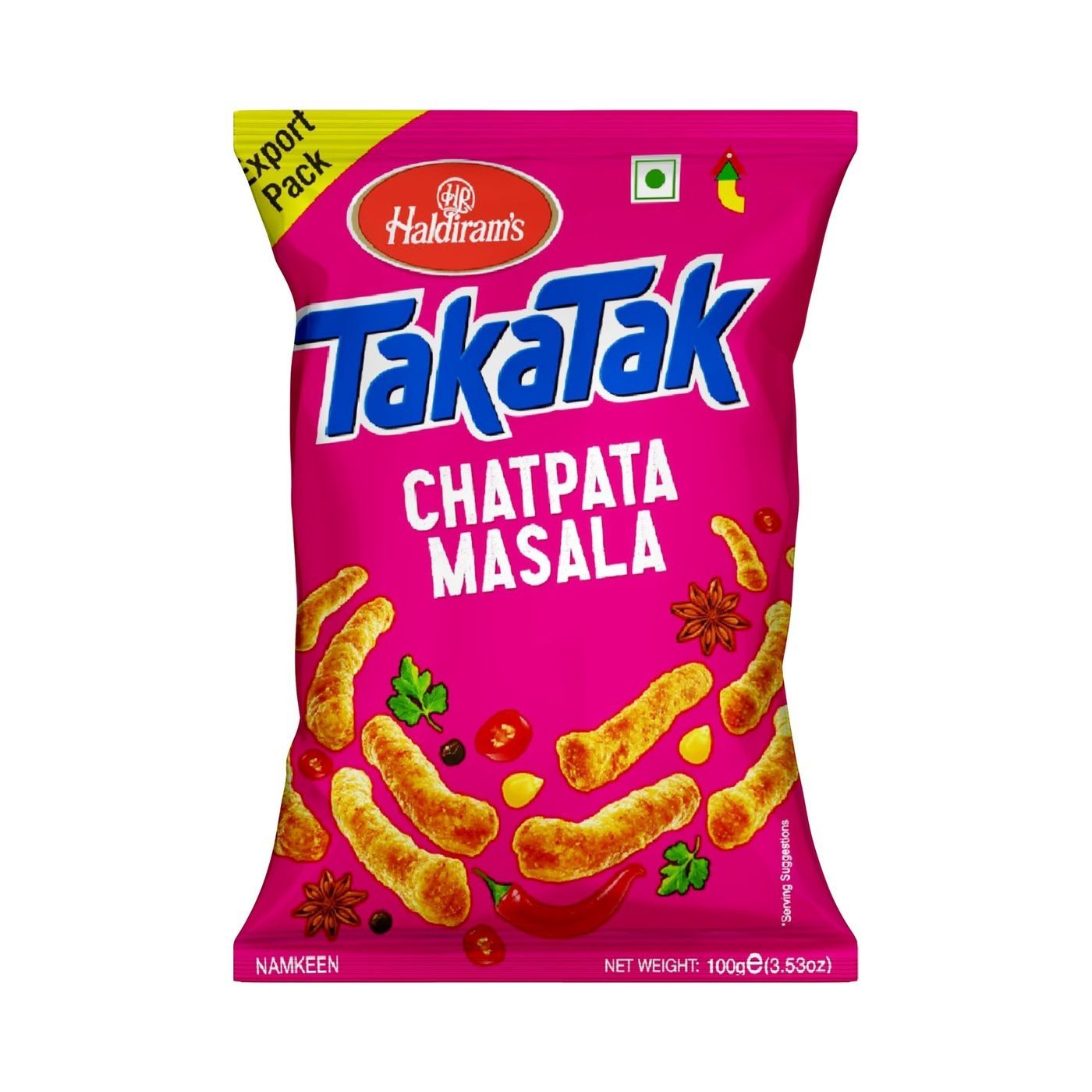 Haldiram's Takatak Chatpata Masala Potato Chips, 100g