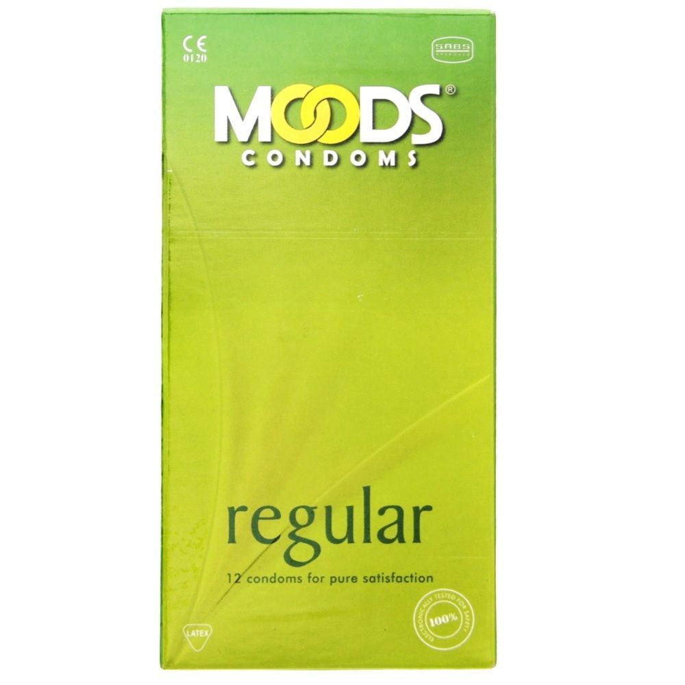 Moods Regular Condoms, 12 Pieces