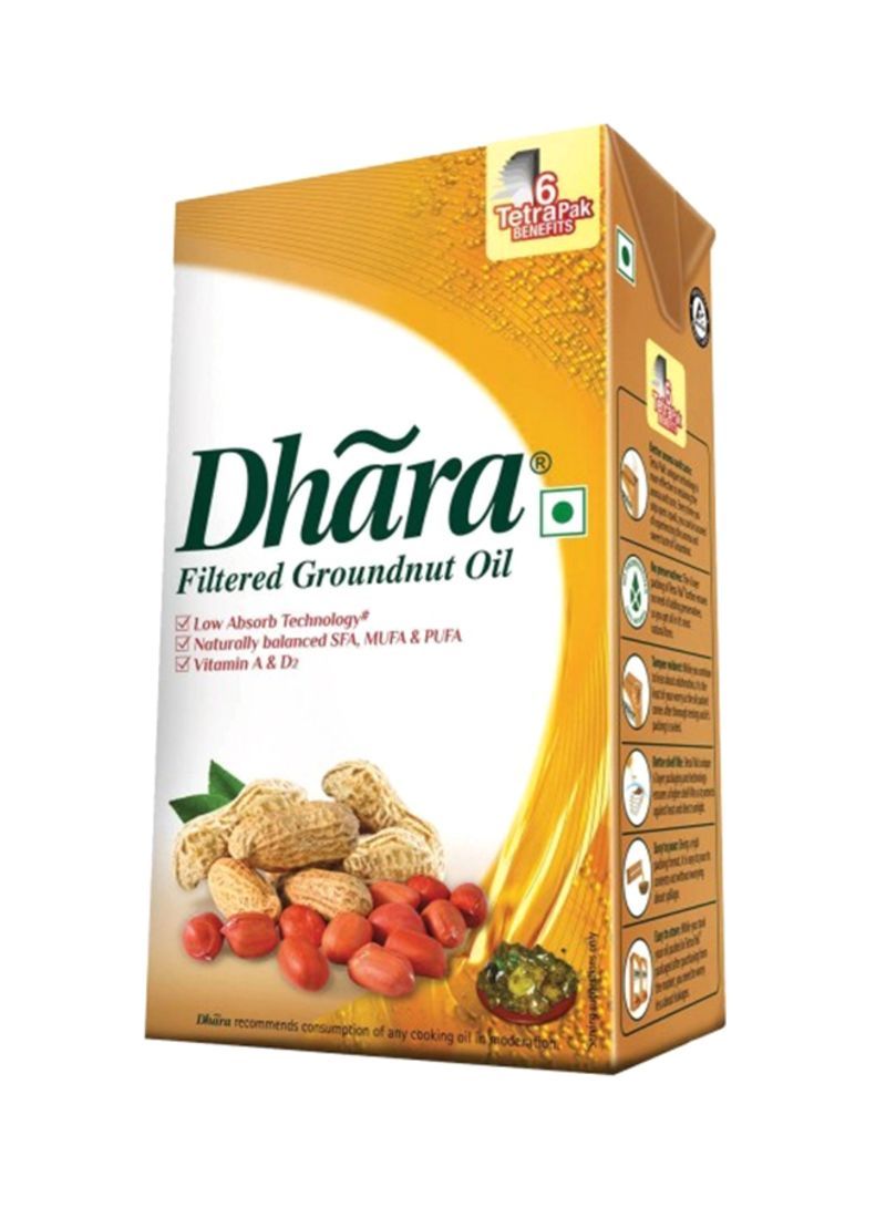 Dhara Groundnut Oil, 1L