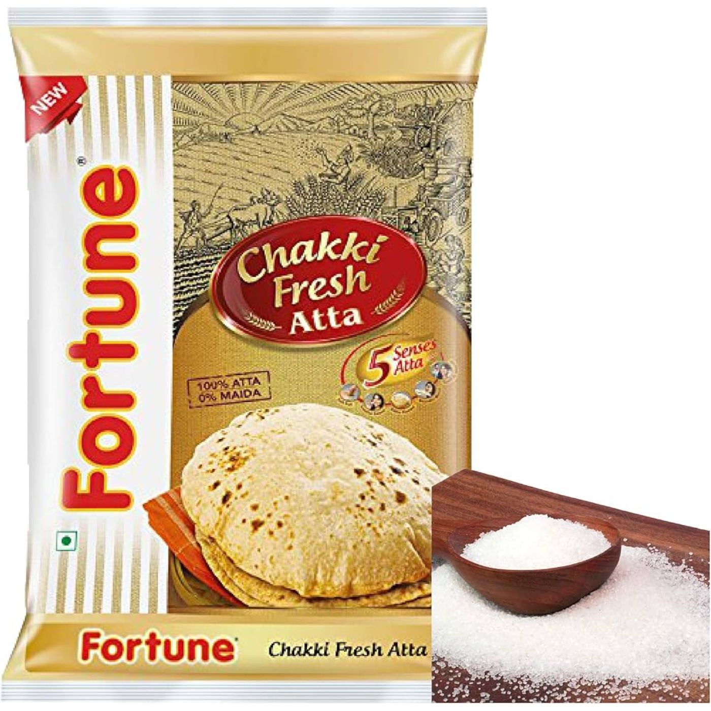 Fortune Chakki Fresh Atta 5Kg