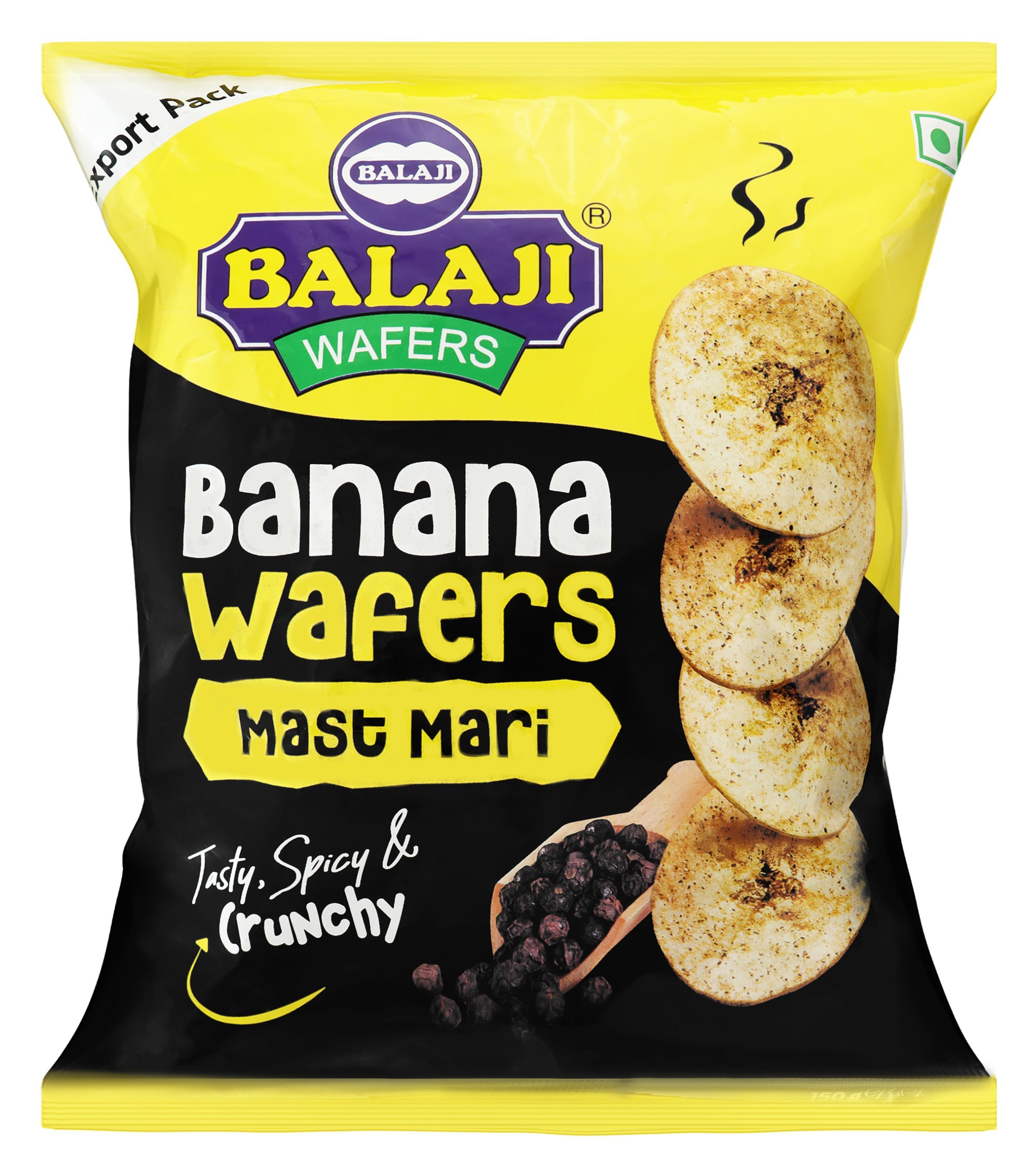 Balaji Mast Mari Salted Banana Wafers, 150g