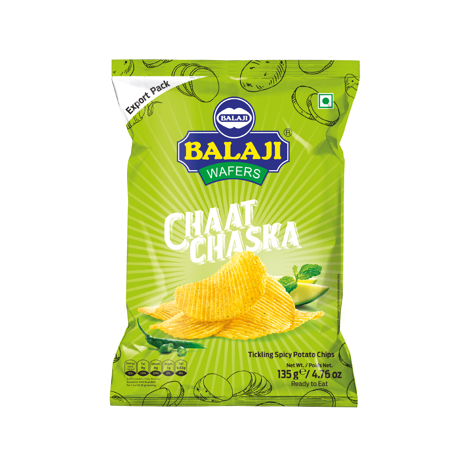 Balaji Chaat Chaska, India, 135g