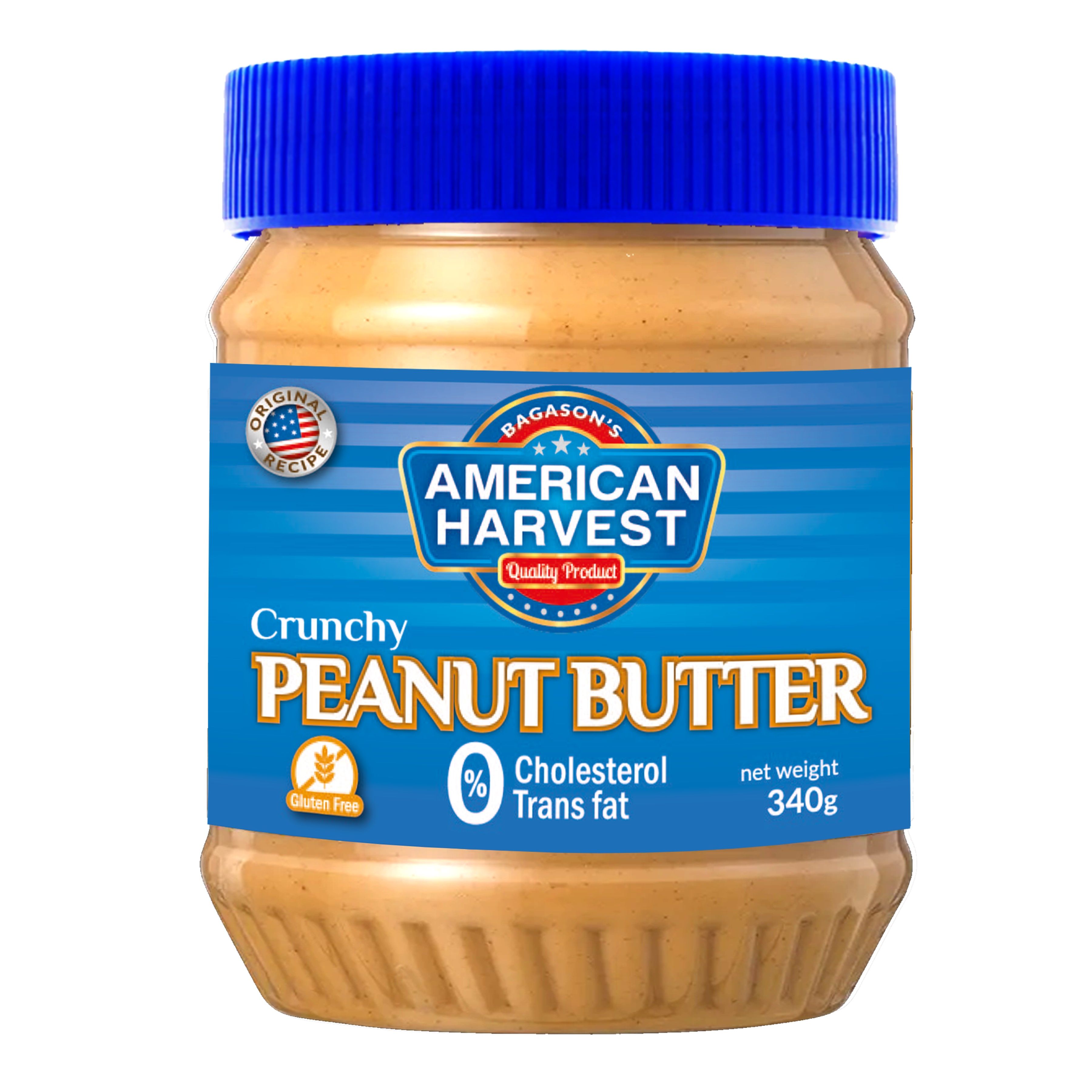 American Harvest Crunchy Peanut Butter, 340g