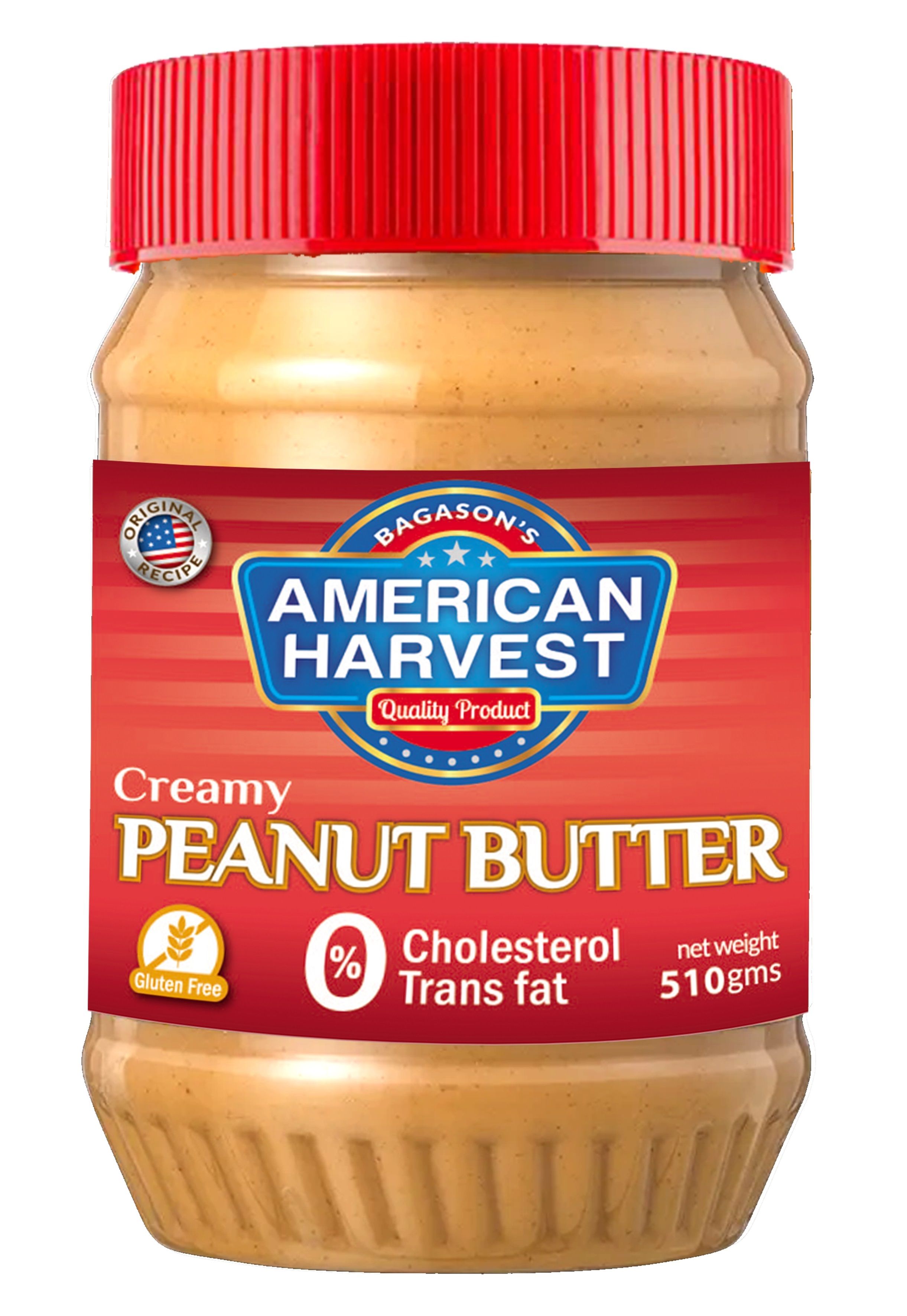 American Harvest Crunchy Peanut Butter, 510g