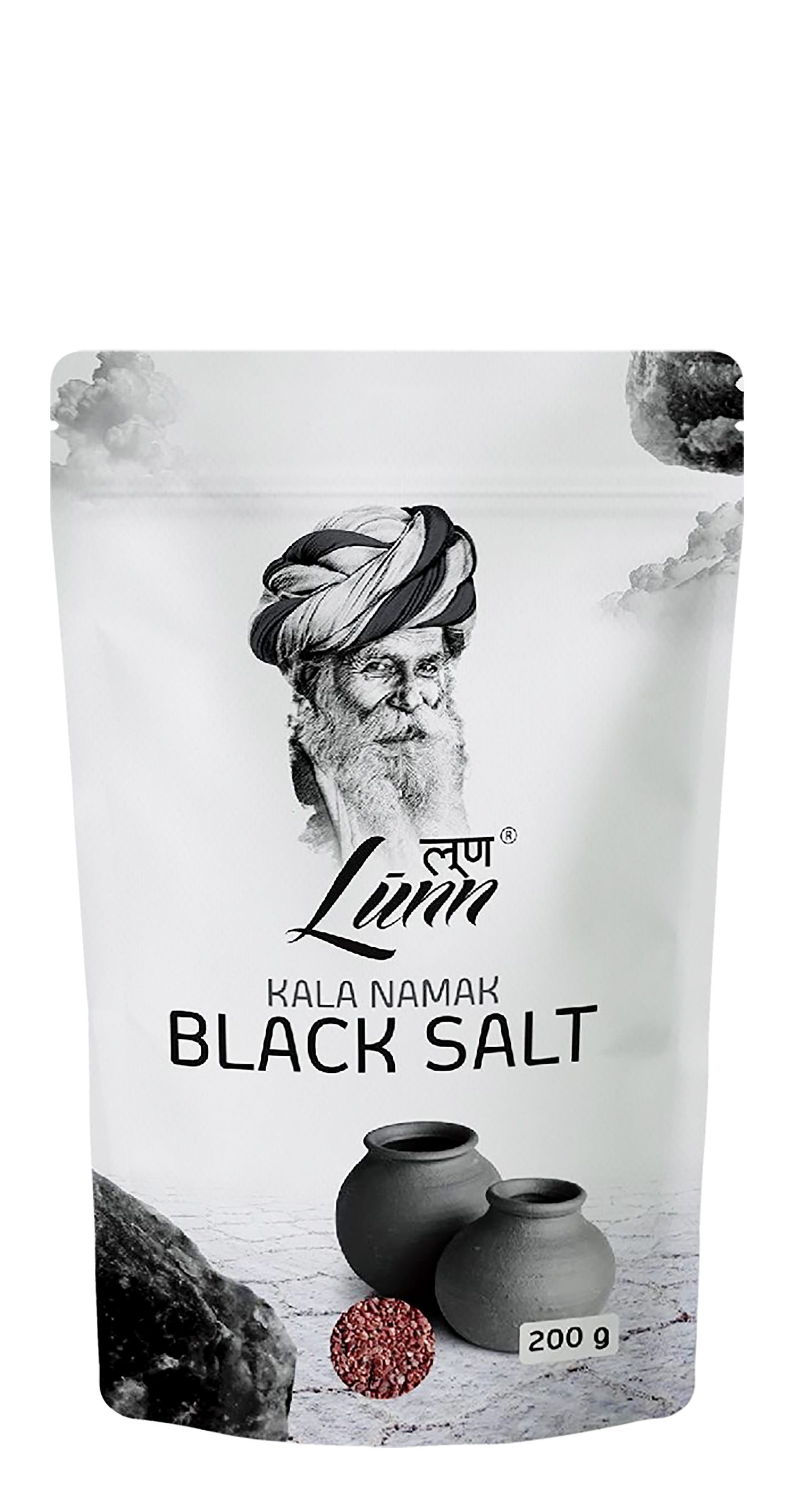 Lunn Kala Namak Black Salt, 200g