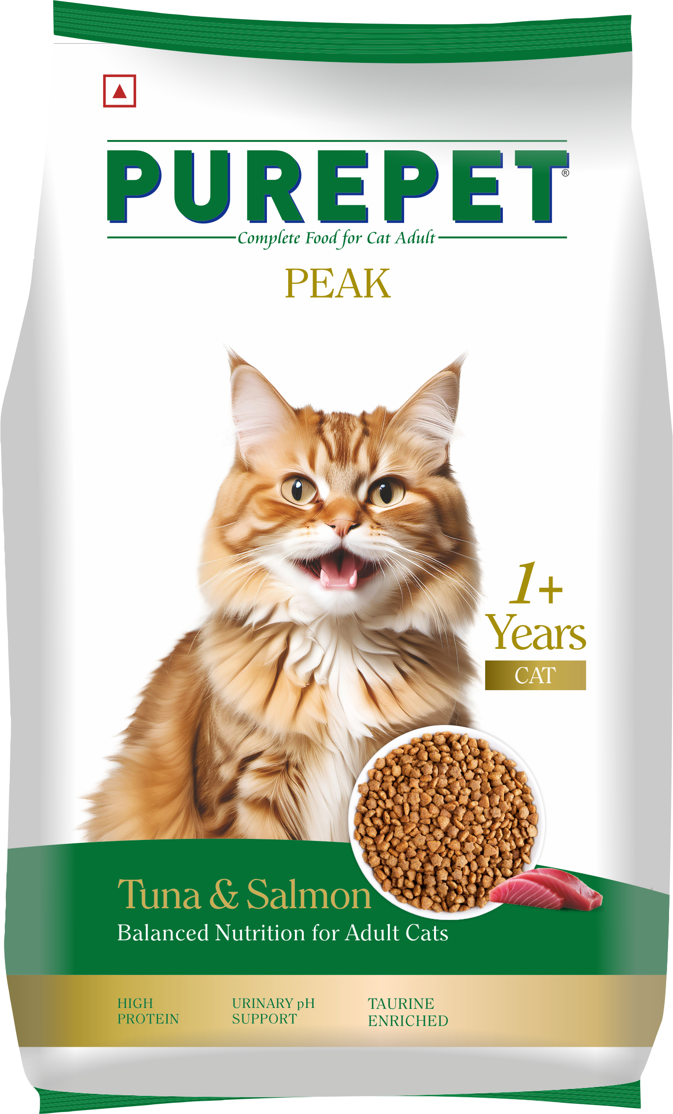 PurePet Peak Tuna & Salmon Cat Food, 1kg