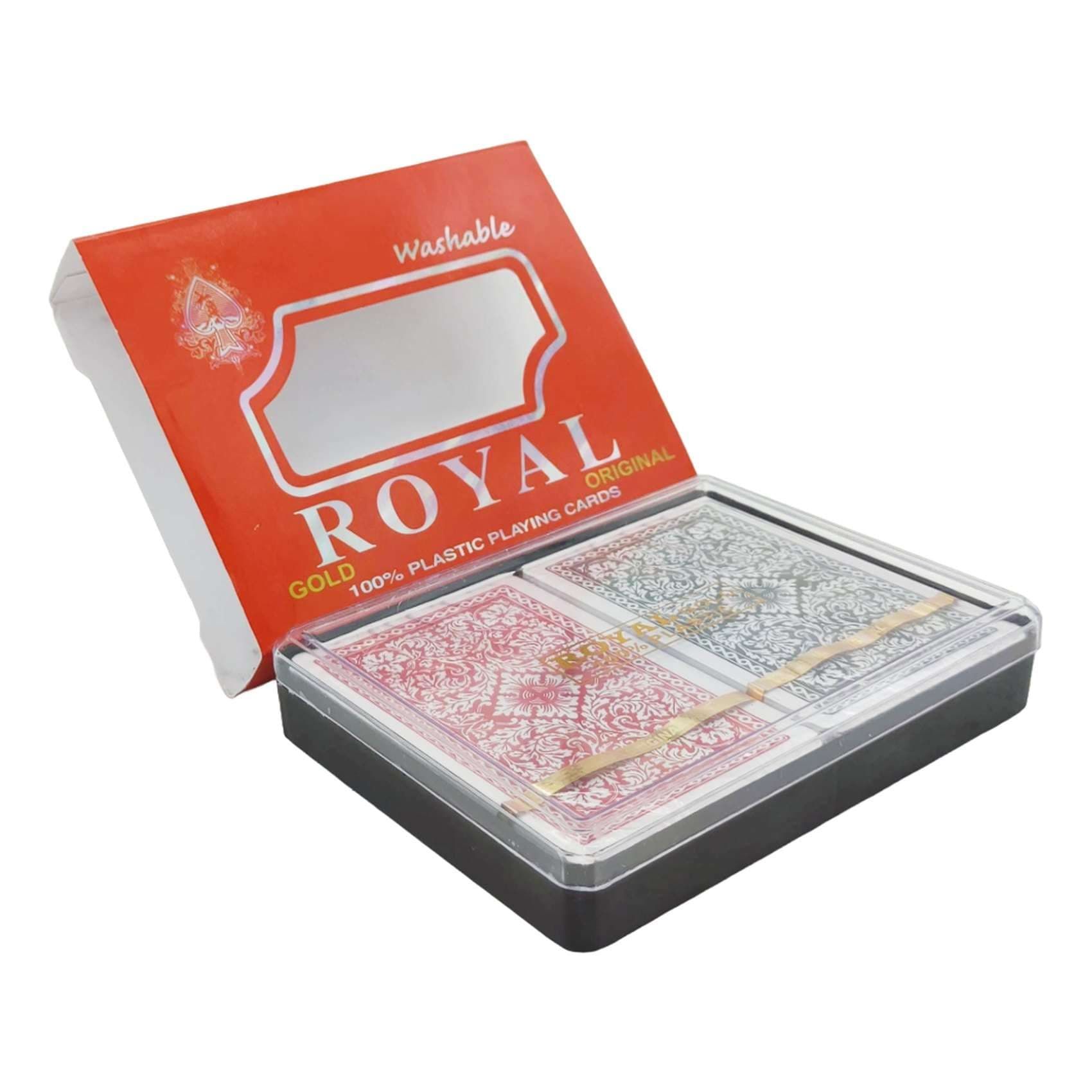Asha's Royal Gold Original Plastic Playing Cards