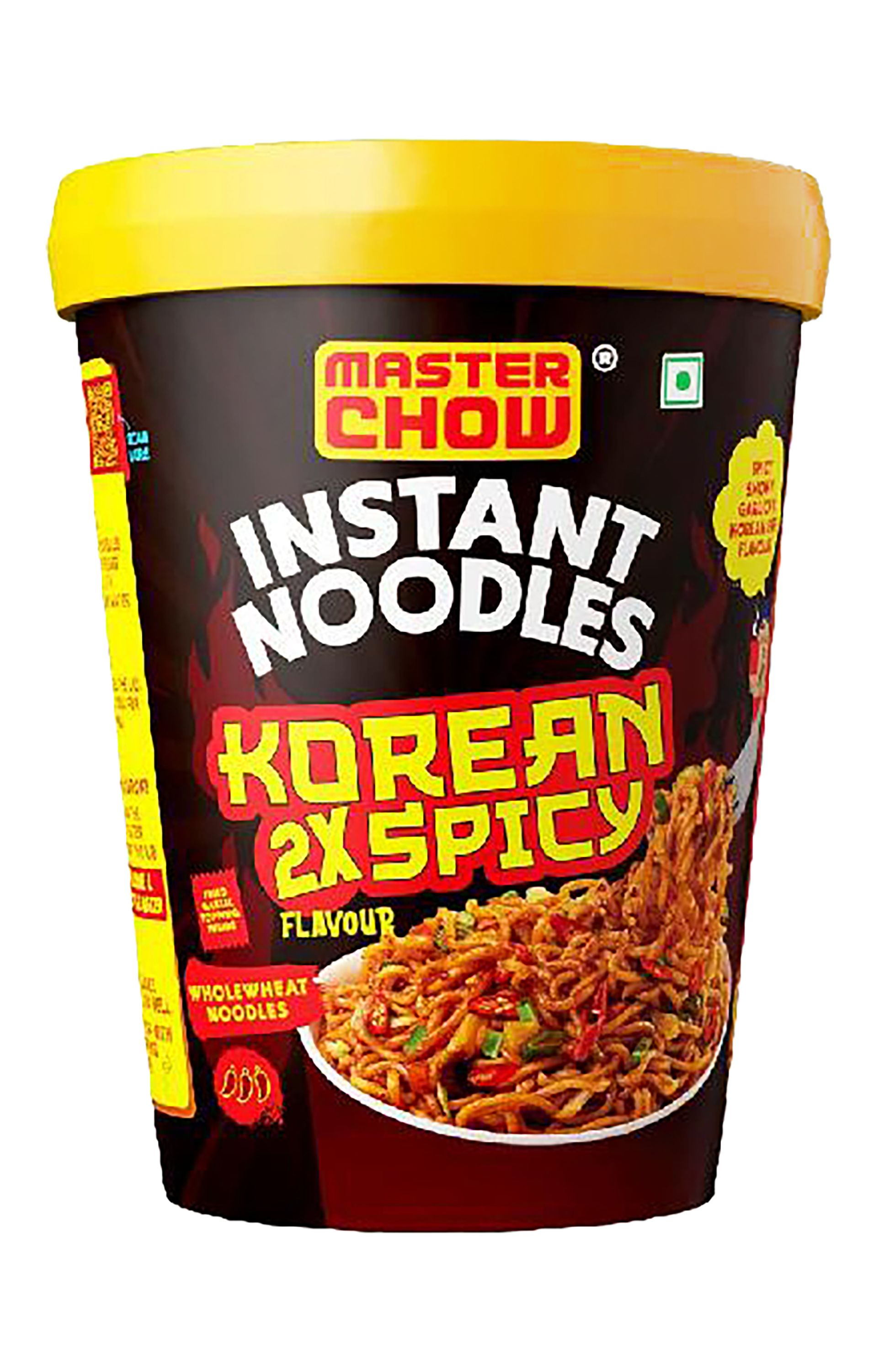 Master Chow Korean Spicy Whole Wheat Noodles, 100g