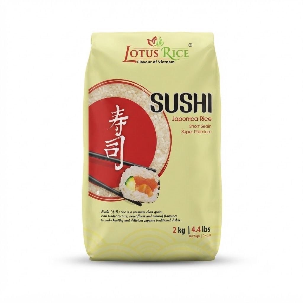 Lotus Sushi Rice, 2kg