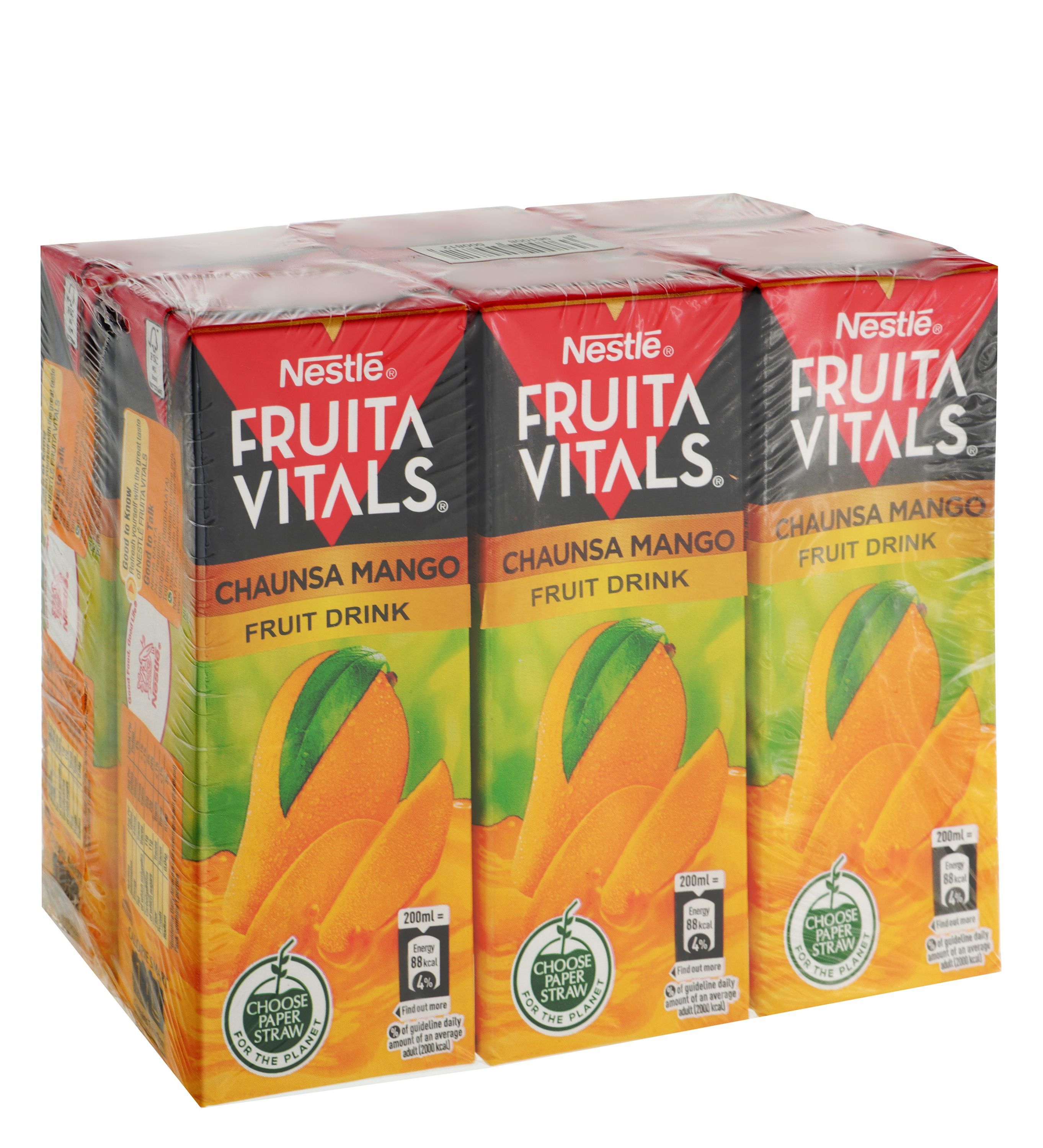 Nestle Fruita Vitals Chaunsa Mango Drink, 6x200ml