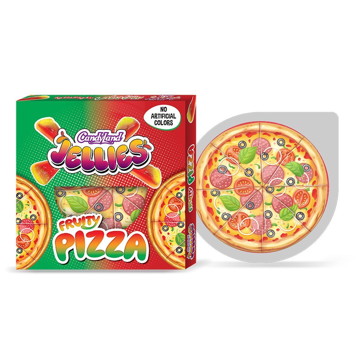Candyland Pizza Jelly Tutty Fruity Pack, 21g