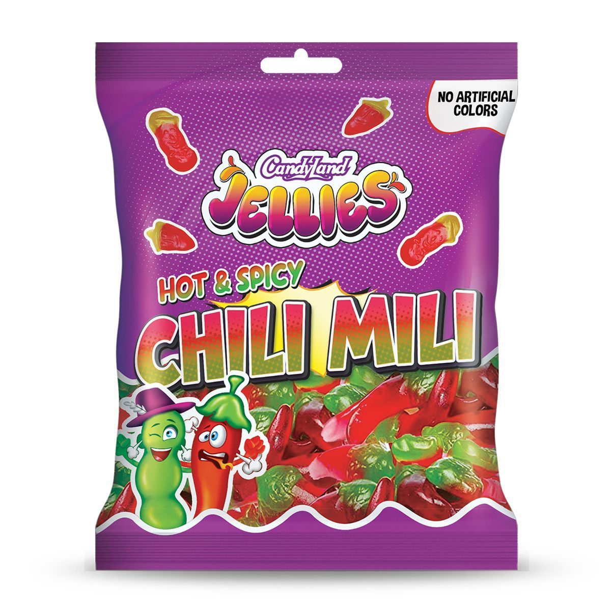 Candyland Chili Mili Hot n Spicy Jelly, 80g