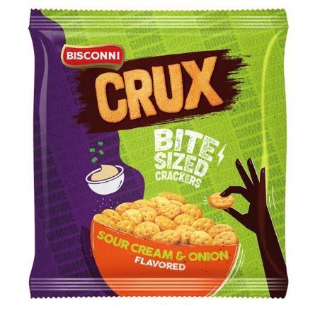 Bisconni Mini Crux Sour Cream Crackers, 30g