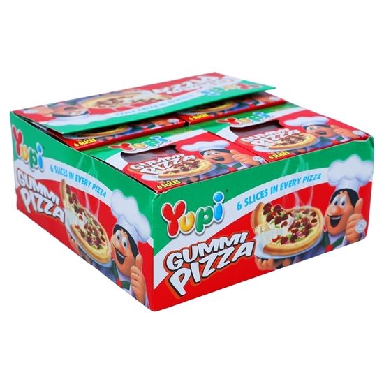 Yupi Gummi Pizza Outer 24 Pcs  X 21 g