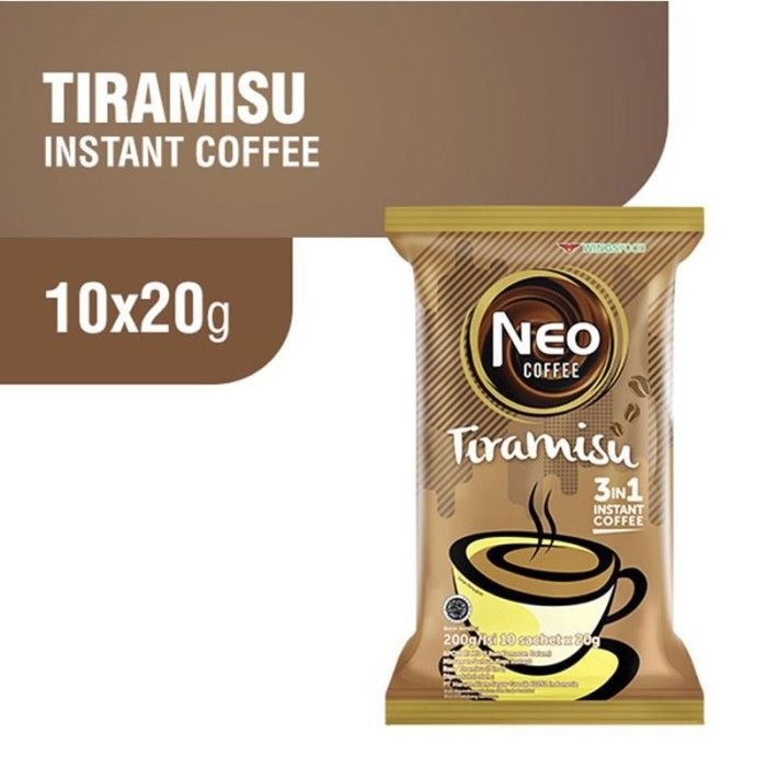 Neo Coffee 3-in-1 Tiramisu Coffee, 10x20g