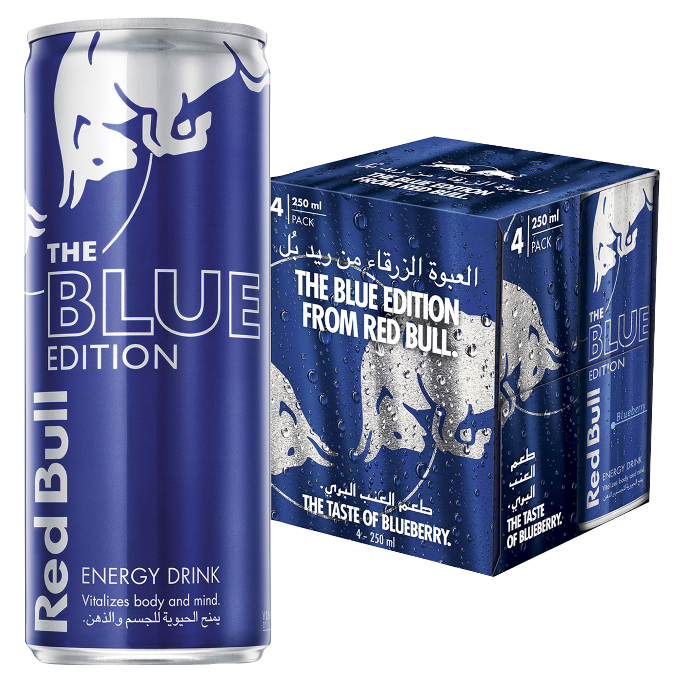 Red Bull Energy Drink Blueberry, 4x250ml