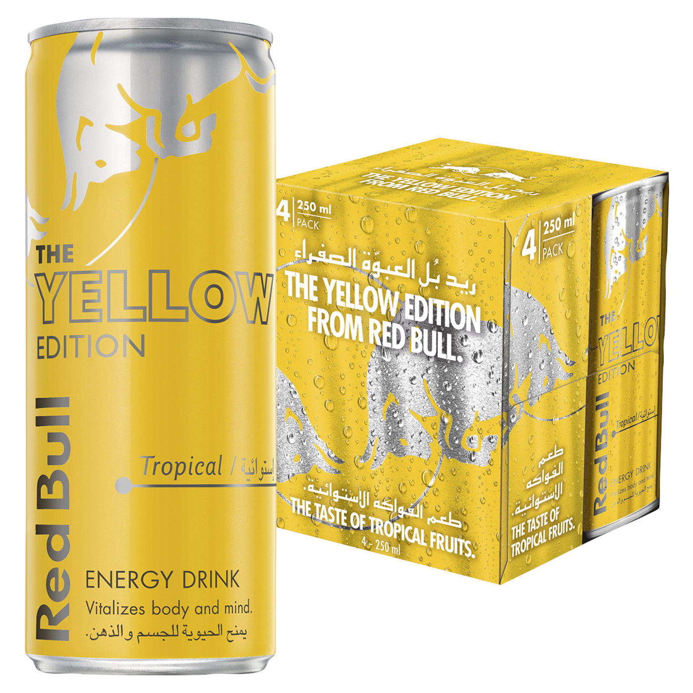 Red Bull Energy Drink Tropical, 4x250ml