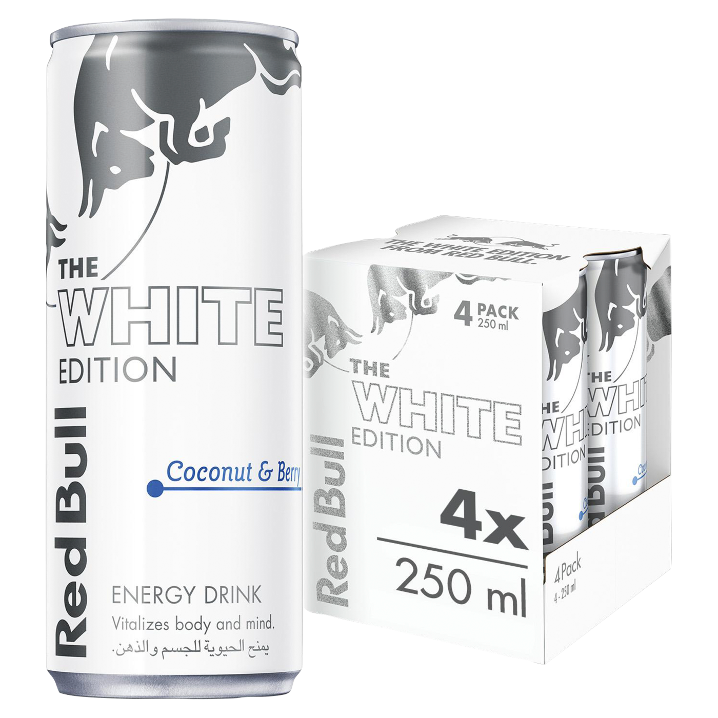 Red Bull Energy Drink Coconut & Berry, 4x250ml