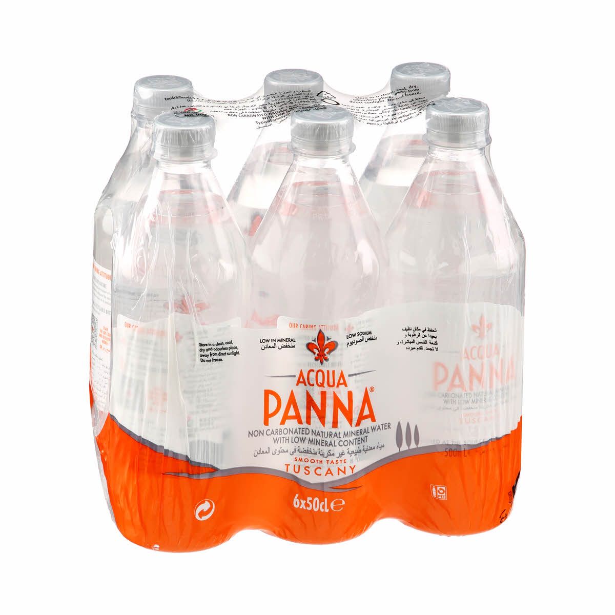 ACQUA PANNA Natural Spring Water, 6x500ml