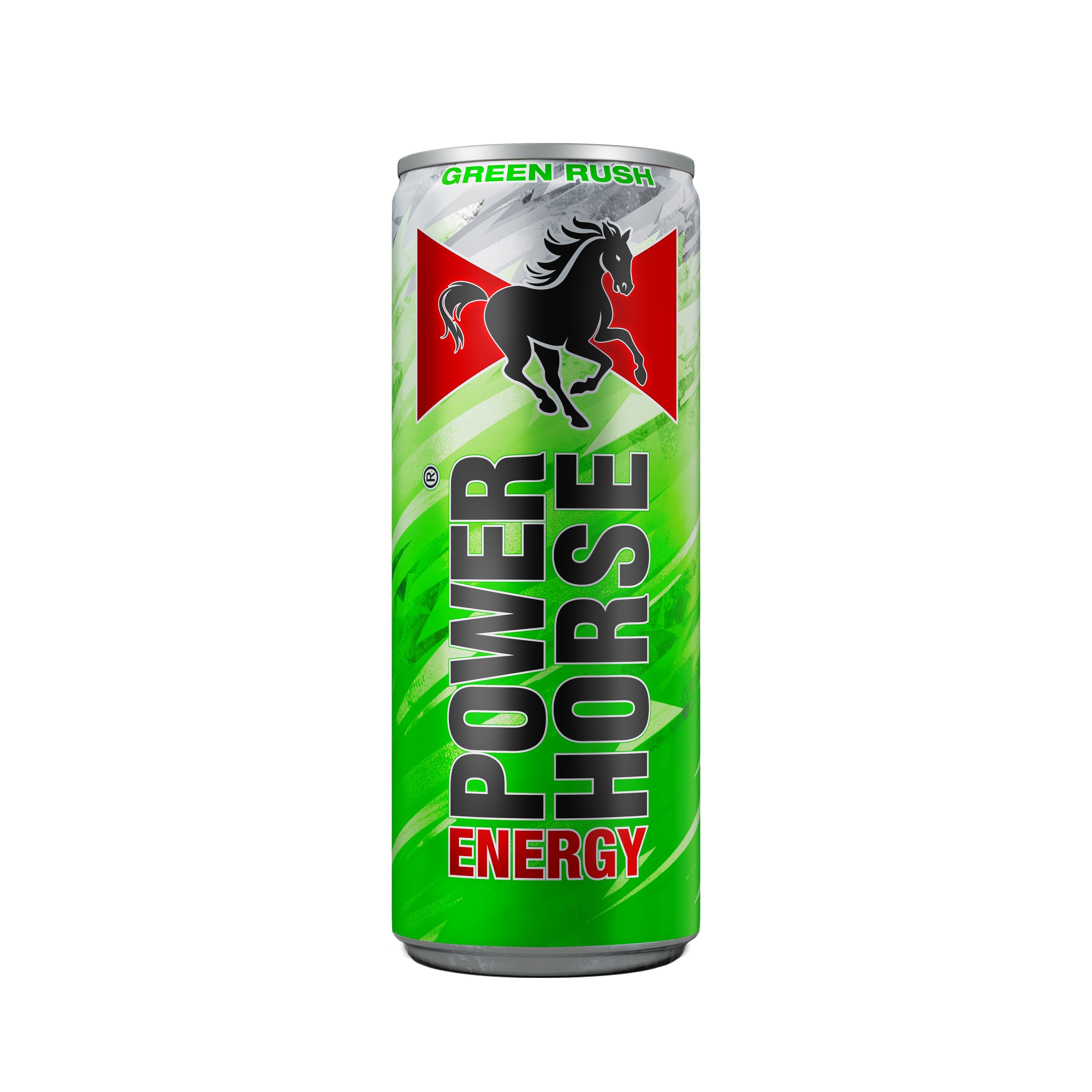 Power Horse Green Rush Energy Drink Can, 250ml