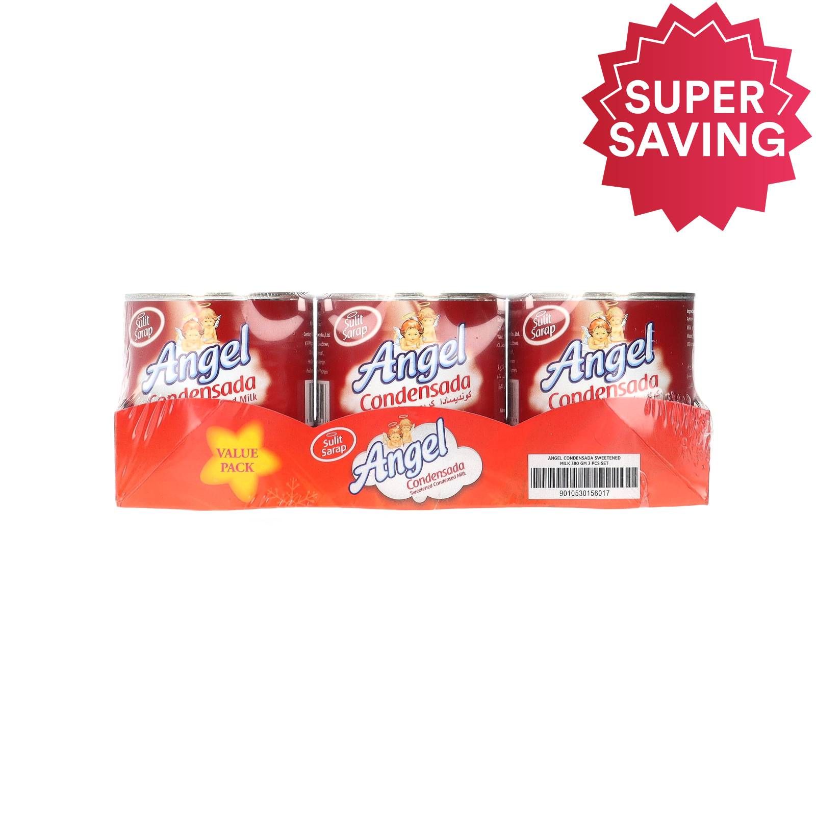 Angel Condensed Milk Sweetened, 380g, Pack of 3
