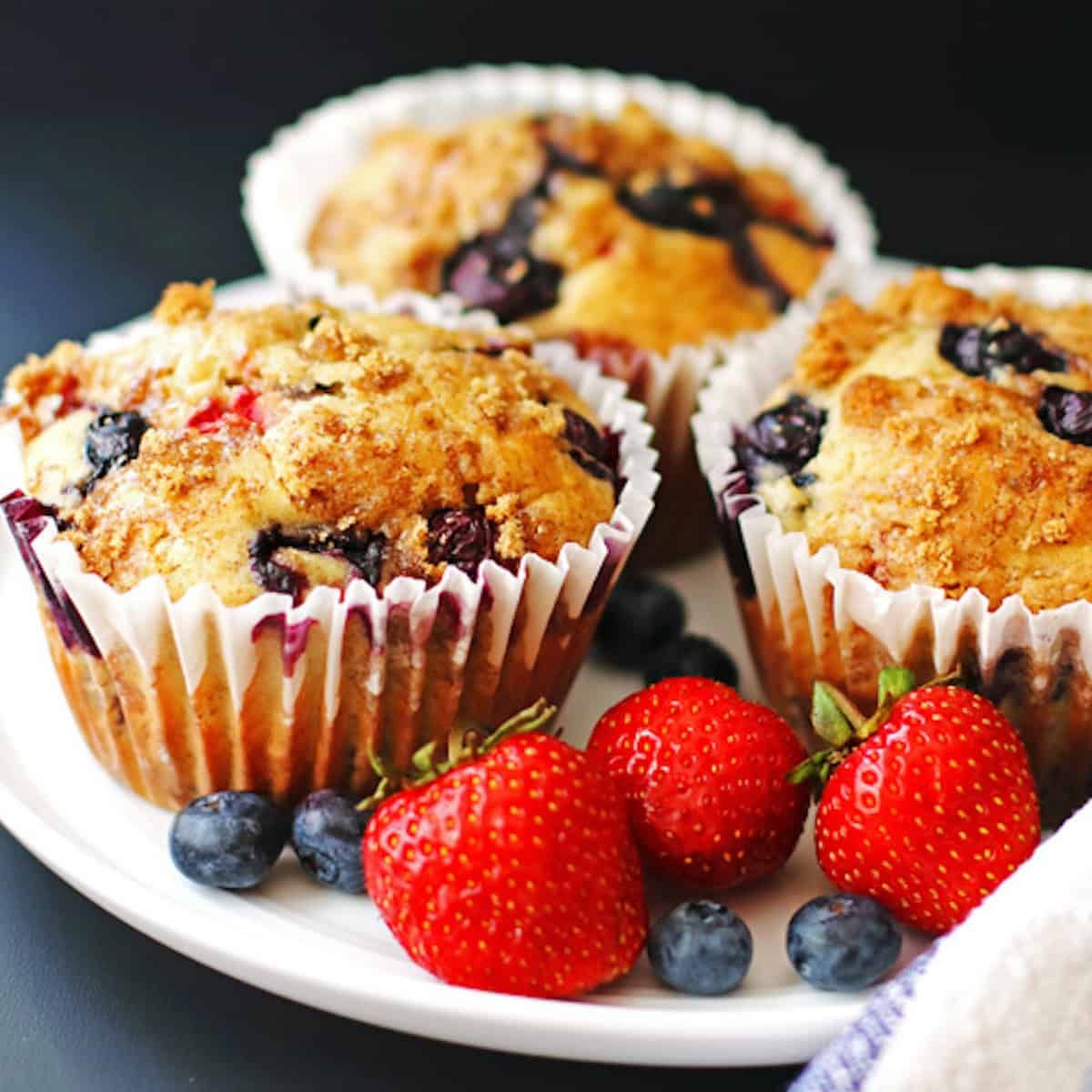 Muffin Mix Fruit, 4 Pieces