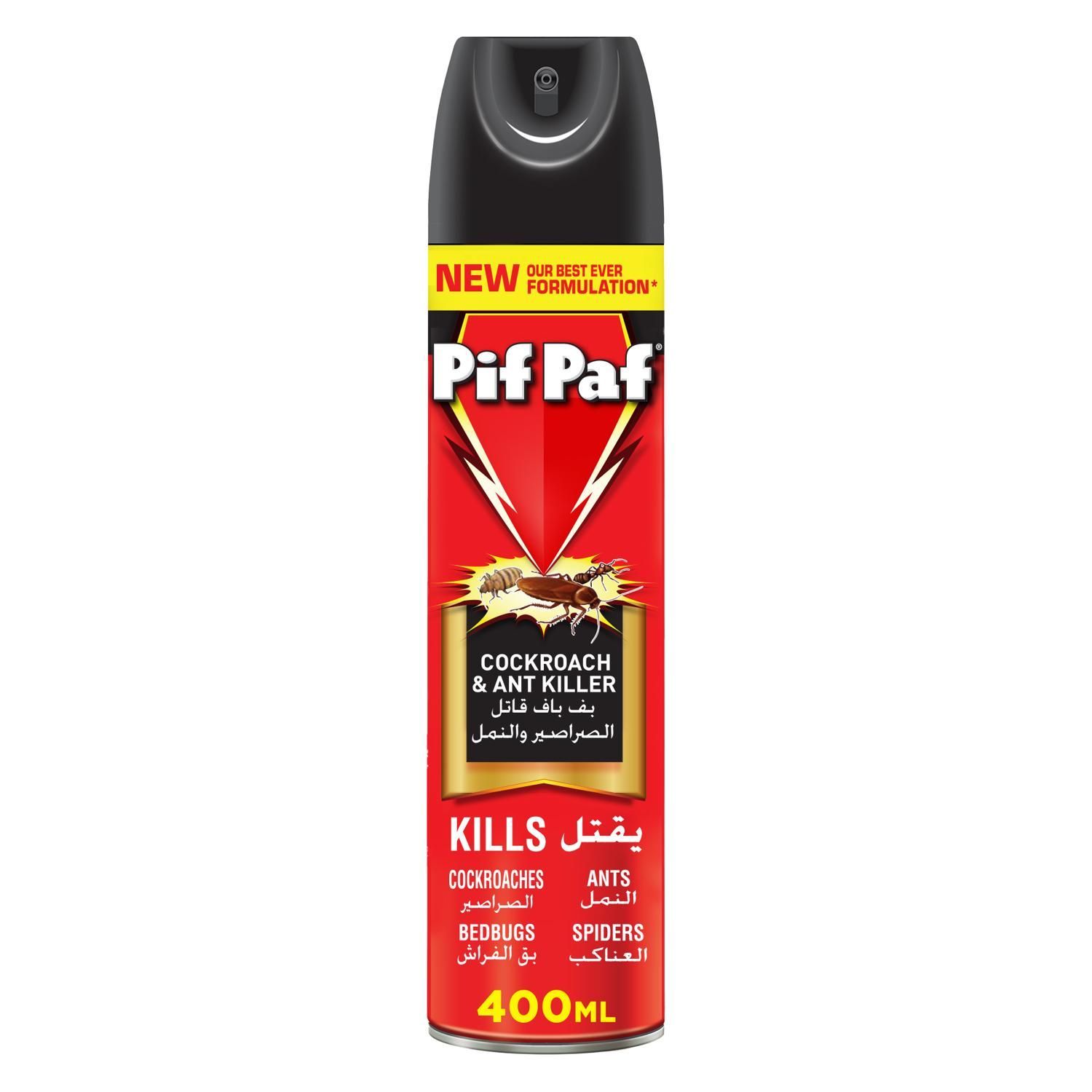 Pif Paf Cockroach & Ant Spray Killer, 400ml