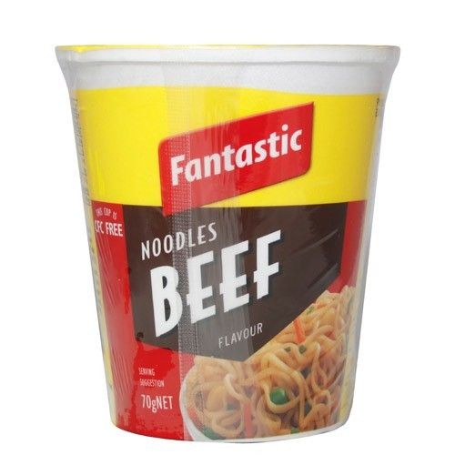 Fantastic Instant Noodle Cup Beef Flavor, 70g