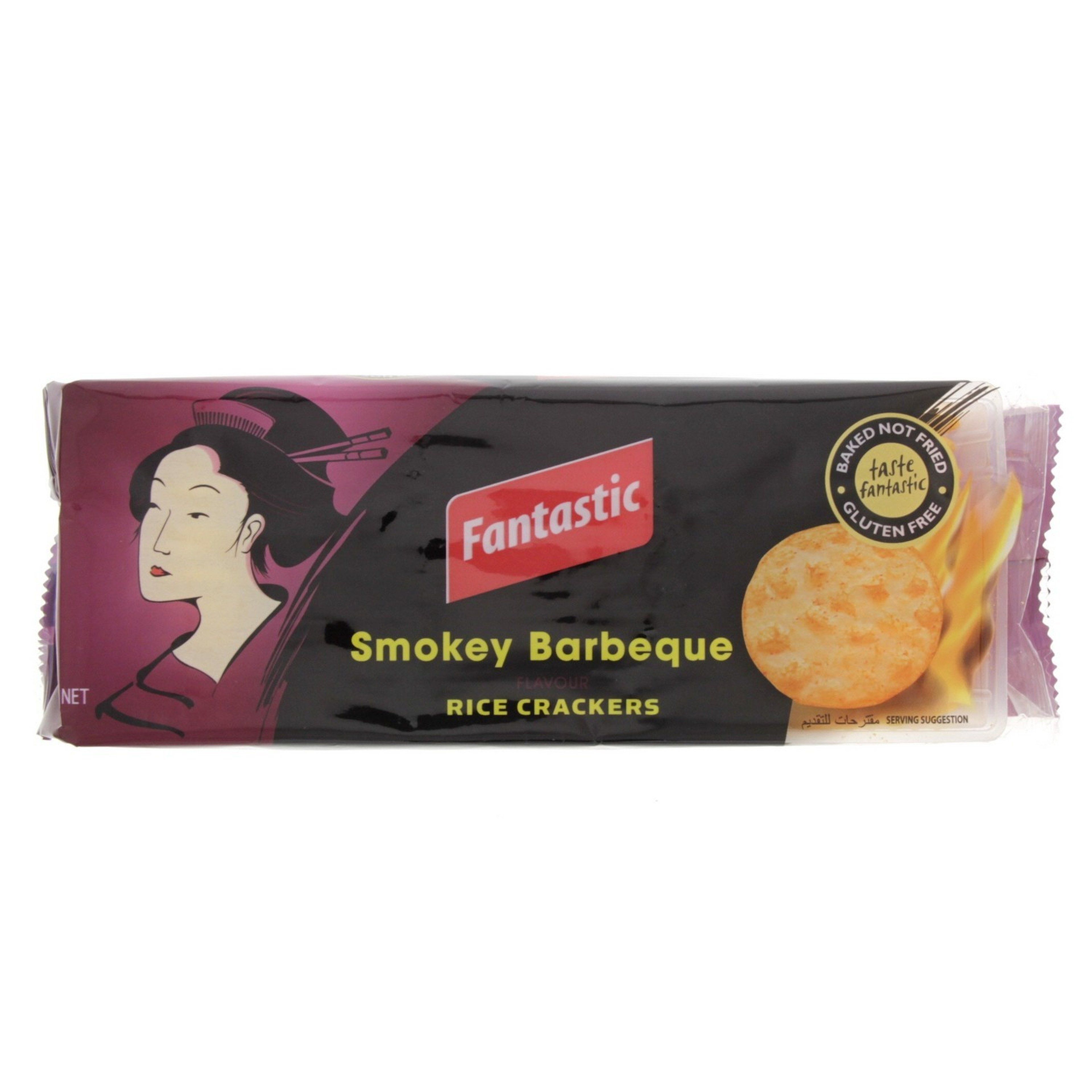 Fantastic Smokey BBQ Rice Crackers 100 g