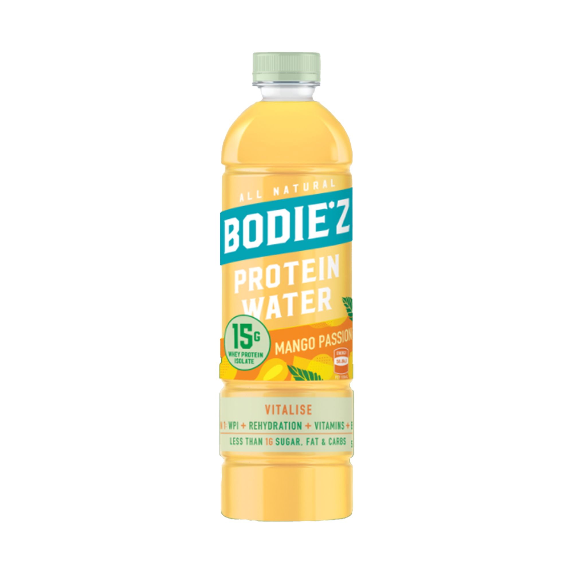 Bodie'z Protein Water - 15g Whey Protein Isolate - Mango Passion 500ml