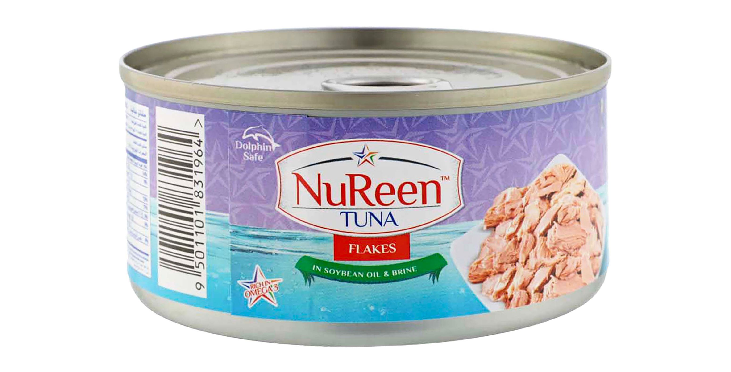 NuReen Tuna Flakes in Soybean Oil, 120g