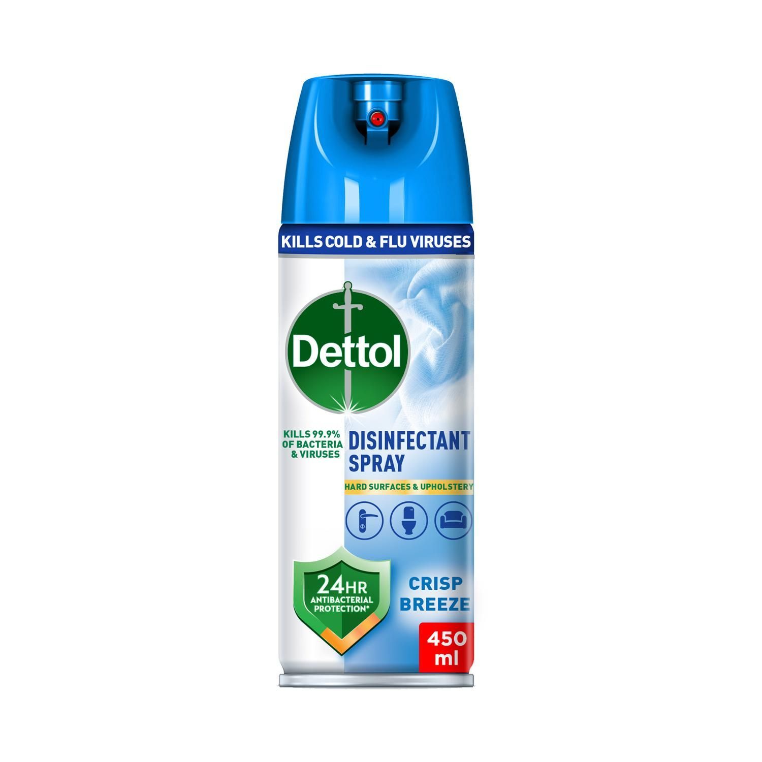 Dettol All in One Crisp Breeze Scent Disinfectant Spray, 450ml