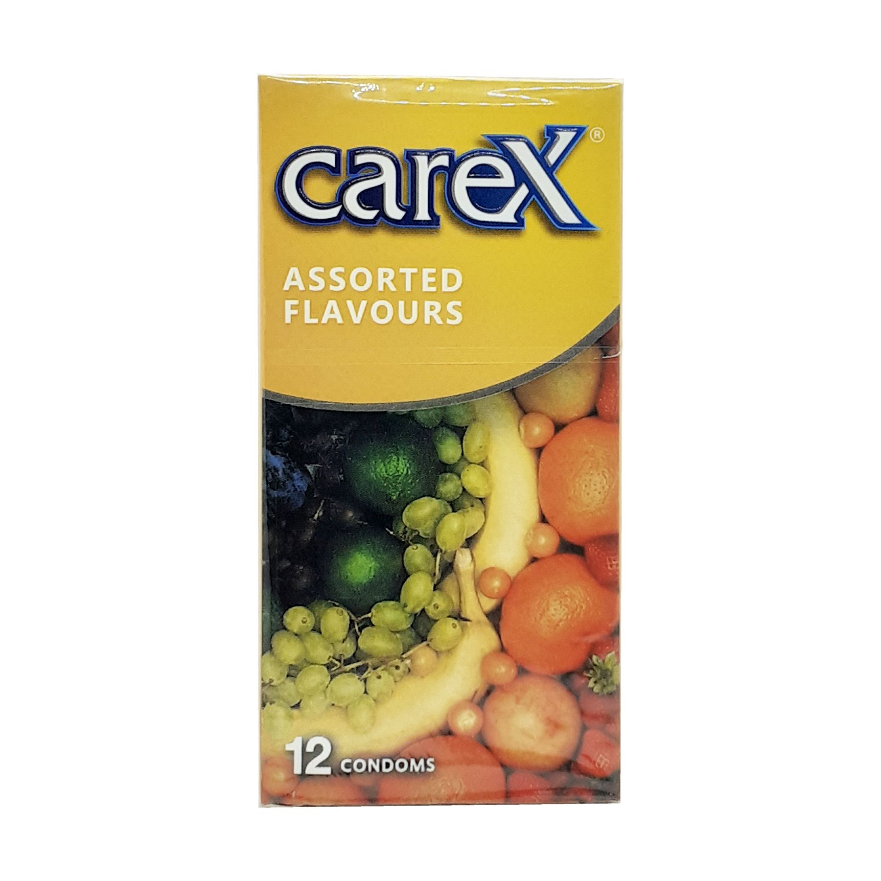 Carex Assorted Flavors Condoms, 12 Condoms